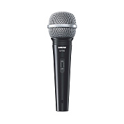 SHURE SV-100 - микрофон динамический вокально речевой с выключателем и кабелем (XLR - 6.3мм JACK), черный