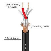 DMX002/100 Black Кабель для передачи DMX-сигнала (AES/EBU)