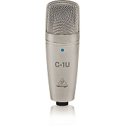 BEHRINGER C-1U - конденсаторный микрофон со встроенным USB аудиоинтерфейсом