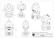 Поворотная голова BEAM RAPTOR