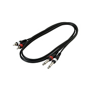 Rockcable RCL 20932 D4 шнур 2 х джек - 2 х RCA 1.5 м