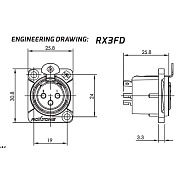 Разъем RX3FD-BT