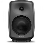 GENELEC 8040BPM активный 2-полосный монитор, НЧ 6.5" 90Вт, ВЧ 0.75" 90Вт. Подставки. Темный