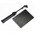 K&M 12155-000-55 напольная стойка для ноутбука, чёрная