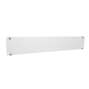 Панель модульная ПМ14-BLANK RAL9016 Панель глухая, 490х85 мм, 14 модулей, цвет — белый