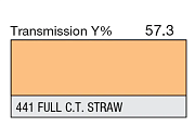 Светофильтр LEE Filters №441 Full CT Straw