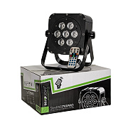 INVOLIGHT SLIMPAR710PRO - светодиодный прожектор RGBWA+UV, 10 Вт мультичип (7 шт.), DMX-512, ИК-ДУ