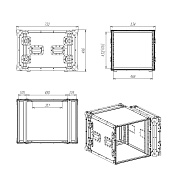Рэковый кейс RC9-480-10U