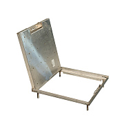 Крышка лючка встраиваемая ЛПД.40.40. Крышка лючка встраиваемая из нержавеющей стали с углублением для монтажа отделочного материала