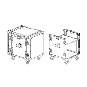 Кейс RCC9-480-K10U-8U