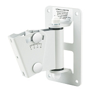 K&M 24471-000-57 настенный держатель для АС, угол наклона 0°-30°, поворот 90°, белый