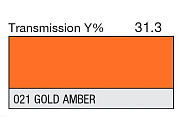 Светофильтр LEE Filters №021 Gold Amber