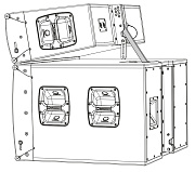 Turbosound TLX-GSL LIVERPOOL TLX-GSL соединительная планка для граундстека, установка нижнего элемента с наклоном вниз -10 градусов