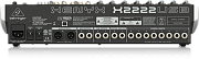BEHRINGER X2222USB - микшер,8 моно,4стерео,3 AUX-шины,2 подгруп, процес эффектов, интегрированный US