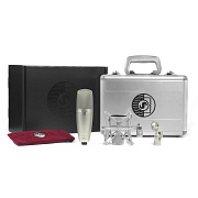 SHURE KSM44A/SL - студийный конденсаторный микрофон с алюминиевым кофром и гибким креплением