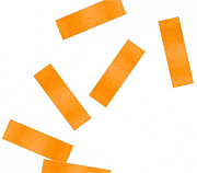 Конфетти бумажное 17х55мм оранжевое Конфетти бумажное 17х55мм оранжевое