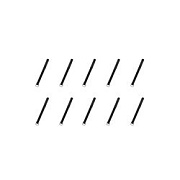 Rockboard CABLE TIES 120 B липучки для проводов (10 шт. ), черная, extra small