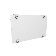 Панель модульная ПМ04-BLANK RAL9016 Панель глухая, 140х85 мм, 4 модуля, цвет — белый