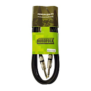 NordFolk NGC111/5M кабель 6.35 mm Jack mono <=> 6.35 mm Jack mono, металл разъем