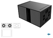 ROSS PIKE 218 SUB сабвуфер пассивный для линейного массива