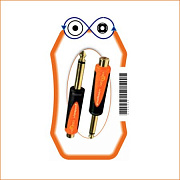 VIRTUOZO 09235 Адаптер SLAD 305: 6,3мм моно джек"папа"/RCA "мама", опт 1 шт