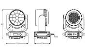 Поворотная WASH "голова" SS9391XLE PLUTO8000WBX