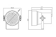 INVOLIGHT LEDPAR36/BK - светодиодный RGB прожектор (чёрн), звуковая активация, DMX-512,