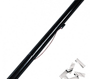 Одноразовый ствол 80см конфетти 17х55 Серебро Одноразовый ствол 80см конфетти 17х55 Серебро