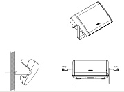FBT SM-U 12 W - кронштейн для установки на стойку монитора StageMax (белый)