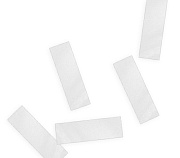 Конфетти бумажное 17х55мм белое Конфетти бумажное 17х55мм белое