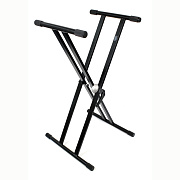 TEMPO KS210 - стойка под клавиши с защелкой, двойная рама