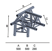 INVOLIGHT ITX29-C22 - модуль для 4-х ферм , треугольн., 290х500