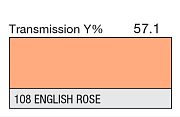Светофильтр LEE Filters №108 English Rose