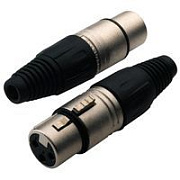 Rockcable RCL10001 P кабельный балансный разъем XLR female, 3 контакта, металл/ крышка пластик