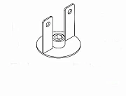 FBT MS-J 210 - хомут для крепления MS-F 210 к SUBLINE218/MITUS218, MUSE210LA