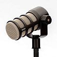 RODE PodMic кардиоидный динамический микрофон.Частотный диапазон 50Гц-13кГц, осевой приём, балансный выход 320 Ом, вес 937 г