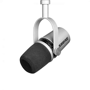 SHURE MOTIV MV7-S - гибридный широкомембранный USB/XLR микрофон для записи речи и вокала, серый