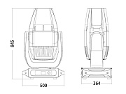 Поворотная «голова» SPOT SS680SCM NEPTUNE 1500 PROFILE