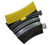 INVOTONE CG2CN - защитный порог для кабеля, 2 канала, угловой 33*, 300х250х50 мм