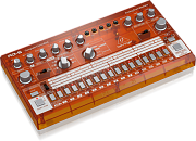 Behringer RD-6-TG аналоговая драм-машина, 8 оригинальных ударных, 16-шаговый степ-секвенсор, Distortion Effect. Оранжевая
