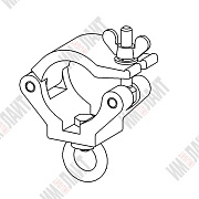 Алюминиевый хомут H5-S-60-BLACK (ver. R)
