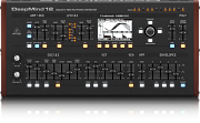 Behringer DEEPMIND 12D синтезатор рековый, аналоговые VCF и VCA,12 гол.полиф, 2 OCS, 2 LFO и 3 ADSR на голос, 4 FX, матрица мод, 32шаг.секв, MIDI, USB