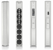 TANNOY VLS 15 EN54 (white) VLS 15 EN54-WH звук.колонна,IP65,7x3,5",8x1" ,RMS150Вт/Пик.600Вт 12Ом, 70В/100В,150/75/37,5/19Вт, -3дБ 150Гц-30кГц, SPL120дБ пик,130°x(+6°-22)