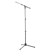 K&M 25200-300-55 микрофонная стойка "журавль", чёрная, 620-1470 мм