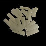 Конфетти бумажное 17х55мм золото 1кг