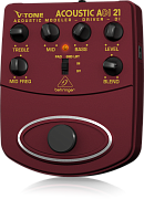 Behringer ADI21 педаль моделирования усилителей для акустических инструментов/предусилитель для прямой записи/DI-box