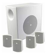 JBL Control 50 Pack WH комплект сабвуфер Control 50S/T и 4 сателлита Control 52. Цвет белый
