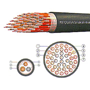 PROEL CMT40 - многожил. кабель,40 пар, диам.- 27 мм,(провод 0,14 мм2) плетеный экран(изолир.)