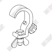 Алюминиевая струбцина крюк H25-HOOK-38\41