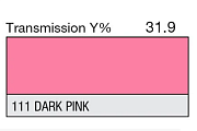 Светофильтр LEE Filters №111 Dark Pink